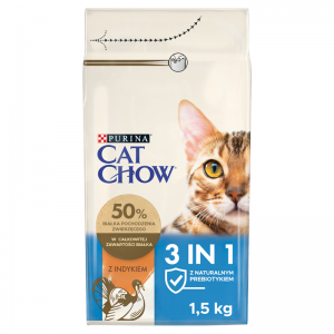 Purina CAT CHOW 3w1 1.5kg